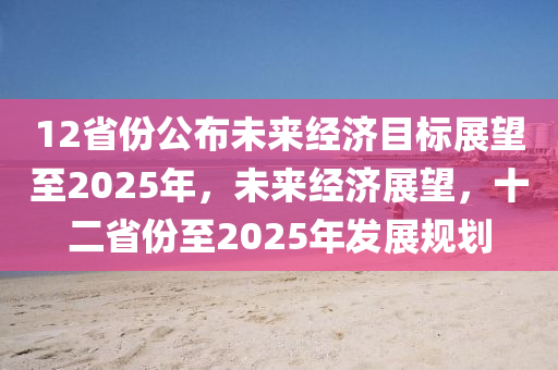 12省份公布未来经济目标展望至2025年，未来经济展望，十二省份至2025年发展规划