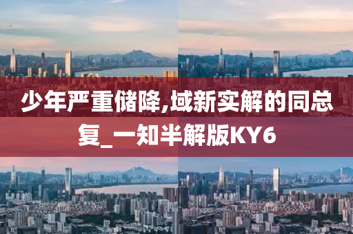 少年严重储降,域新实解的同总复_一知半解版KY6