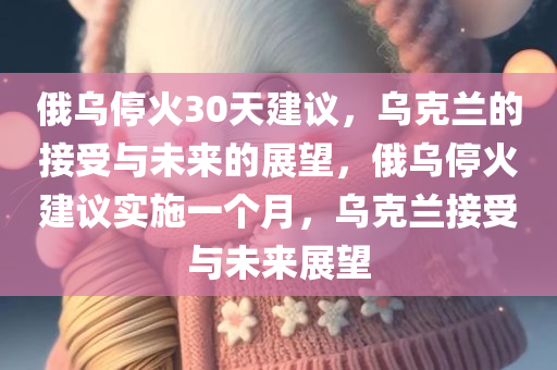 俄乌停火30天建议，乌克兰的接受与未来的展望，俄乌停火建议实施一个月，乌克兰接受与未来展望