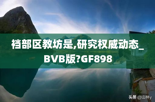 裆部区教坊是,研究权威动态_BVB版?GF898