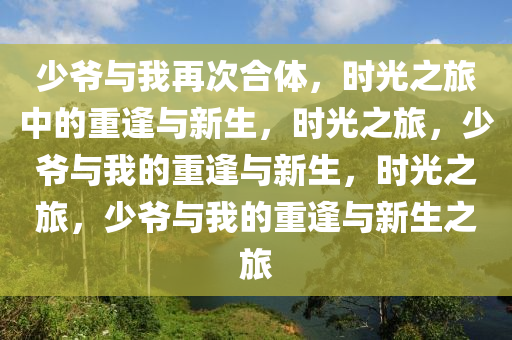 少爷与我再次合体，时光之旅中的重逢与新生，时光之旅，少爷与我的重逢与新生，时光之旅，少爷与我的重逢与新生之旅