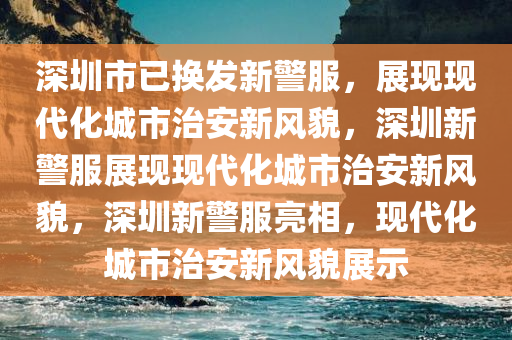 深圳市已换发新警服，展现现代化城市治安新风貌，深圳新警服展现现代化城市治安新风貌，深圳新警服亮相，现代化城市治安新风貌展示