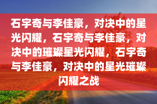 石宇奇与李佳豪，对决中的星光闪耀，石宇奇与李佳豪，对决中的璀璨星光闪耀，石宇奇与李佳豪，对决中的星光璀璨闪耀之战