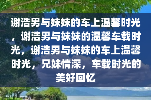 谢浩男与妹妹的车上温馨时光，谢浩男与妹妹的温馨车载时光，谢浩男与妹妹的车上温馨时光，兄妹情深，车载时光的美好回忆