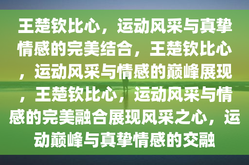 王楚钦比心