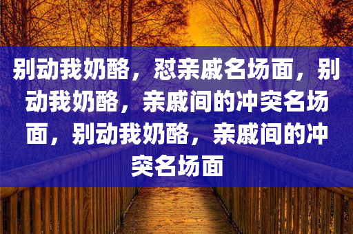 别动我奶酪，怼亲戚名场今晚必出三肖2025_2025新澳门精准免费提供·精确判断面，别动我奶酪，亲戚间的冲突名场面，别动我奶酪，亲戚间的冲突名场面