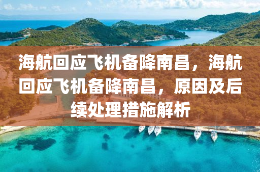 海航回应飞机备降南昌，海航回应飞机备降南昌，原因及后续处理措施解析