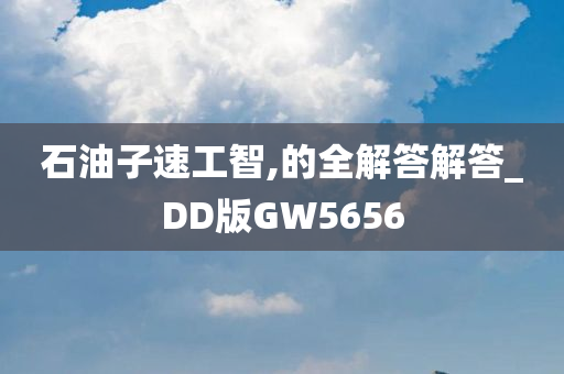 石油子速工智,的全解答解答_DD版GW5656