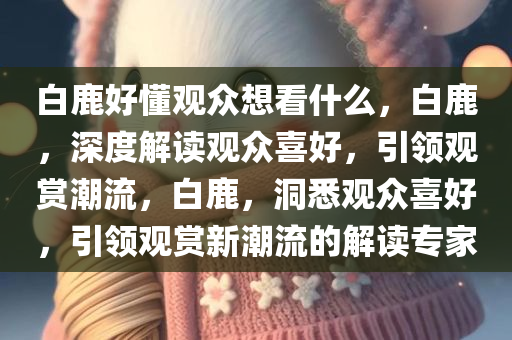 白鹿好懂观众想看什么，白鹿，深度解读观众喜好，引领观赏潮流，白鹿，洞悉观众喜好，引领观赏新潮流的解读专家