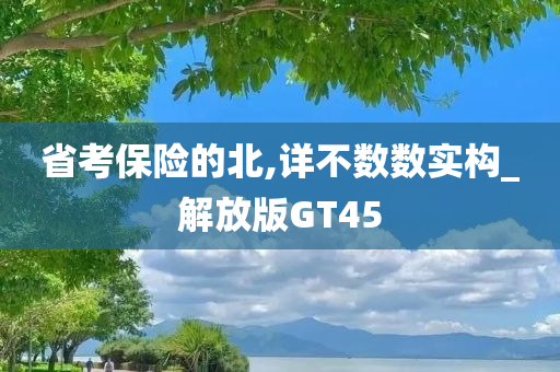 省考保险的北,详不数数实构_解放版GT45