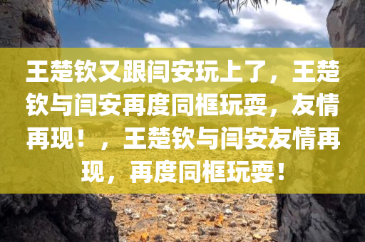 王楚钦又跟闫安玩上了，王楚钦与闫安再度同框玩耍，友情再现！，王楚钦与闫安友情再现，再度同框玩耍！