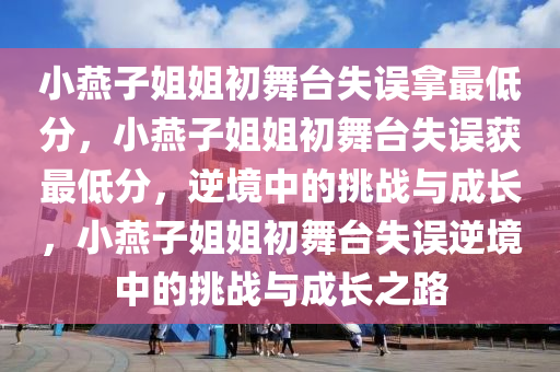 小燕子姐姐初舞台失误拿最低分，小燕子姐姐初舞台失误获最低分，逆境中的挑战与成长，小燕子姐姐初舞台失误逆境中的挑战与成长之路