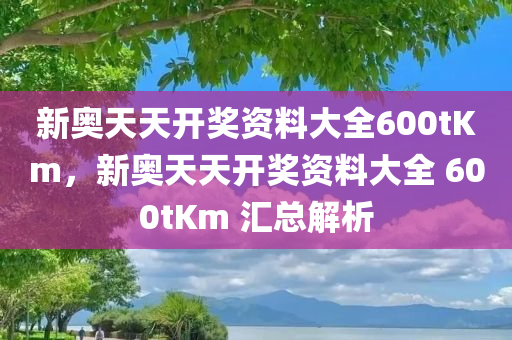 新奥天天开奖资料大全600tKm，新奥天天开奖资料大全 600tKm 汇总解析