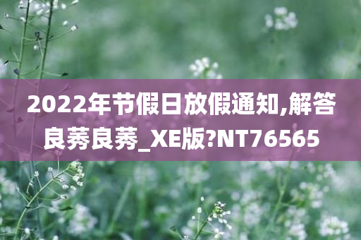 2022年节假日放假通知,解答良莠良莠_XE版?NT76565