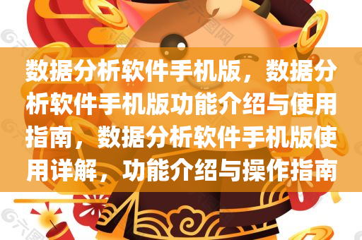 数据分析软件手机版，数据分析软件手机版功能介绍与使用指南，数据分析软件手机版使用详解，功能介绍与操作指南