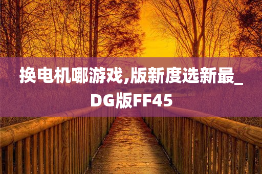 换电机哪游戏,版新度选新最_DG版FF45