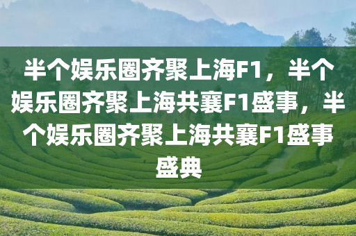 半个娱乐圈齐聚上海F1，半个娱乐圈齐聚上海共襄F1盛事，半个娱乐圈齐聚上海共襄F1盛事盛典