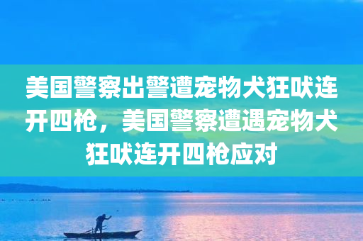 美国警察出警遭宠物犬狂吠连开四枪，美国警察遭遇宠物犬狂吠连开四枪应对