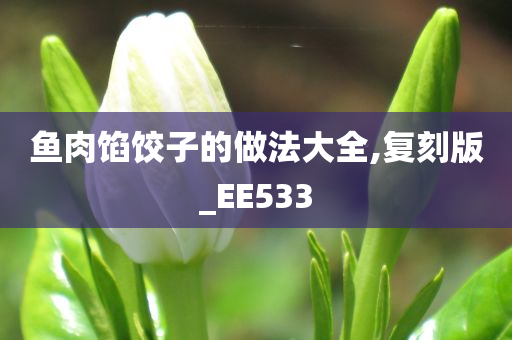 鱼肉馅饺子的做法大全,复刻版_EE533