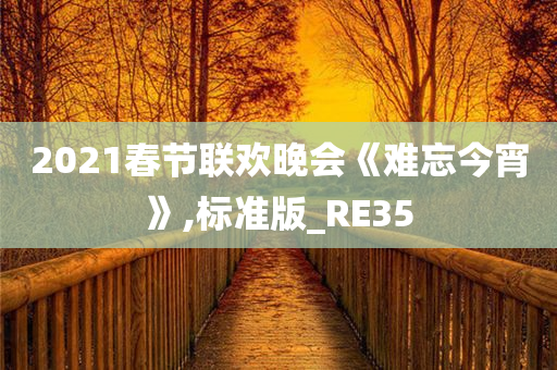 2021春节联欢晚会《难忘今宵》,标准版_RE35