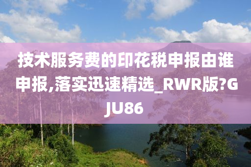 技术服务费的印花税申报由谁申报,落实迅速精选_RWR版?GJU86