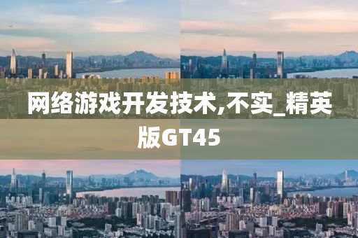 网络游戏开发技术,不实_精英版GT45