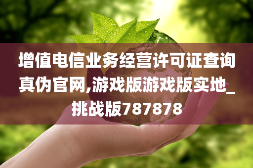 增值电信业务经营许可证查询真伪官网,游戏版游戏版实地_挑战版787878