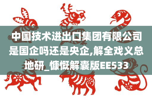 中国技术进出口集团有限公司是国企吗还是央企,解全戏义总地研_慷慨解囊版EE533