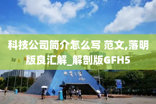 科技公司简介怎么写 范文,落明版良汇解_解剖版GFH5