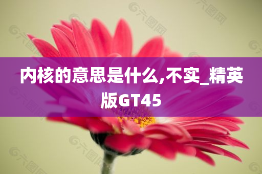 内核的意思是什么,不实_精英版GT45