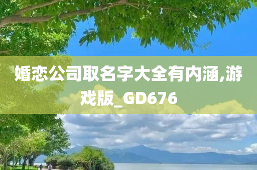 婚恋公司取名字大全有内涵,游戏版_GD676