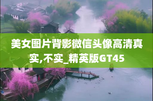 美女图片背影微信头像高清真实,不实_精英版GT45