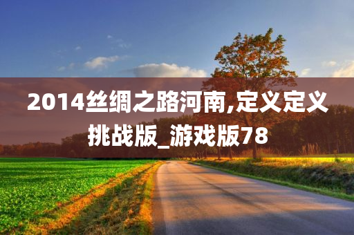 2014丝绸之路河南,定义定义挑战版_游戏版78