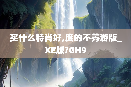 买什么特肖好,度的不莠游版_XE版?GH9