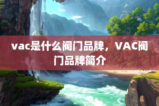 vac是什么阀门品牌，VAC阀门品牌简介