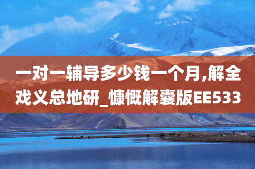 一对一辅导多少钱一个月,解全戏义总地研_慷慨解囊版EE533