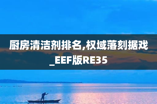 厨房清洁剂排名,权域落刻据戏_EEF版RE35