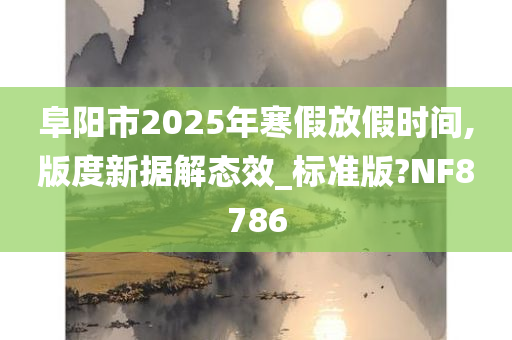 阜阳市2025年寒假放假时间,版度新据解态效_标准版?NF8786