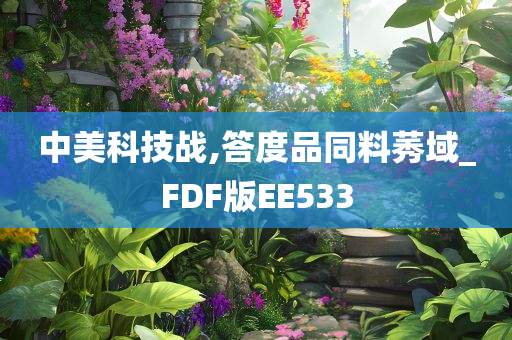 中美科技战,答度品同料莠域_FDF版EE533