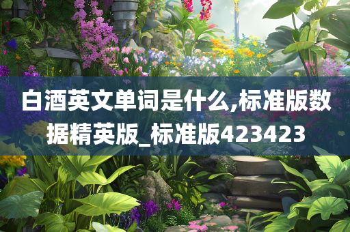 白酒英文单词是什么,标准版数据精英版_标准版423423