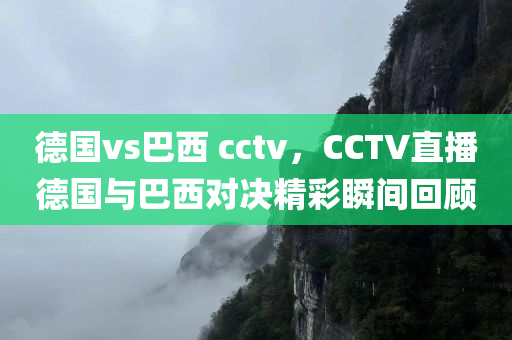 德国vs巴西 cctv，CCTV直播德国与巴西对决精彩瞬间回顾