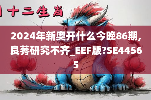 2024年新奥开什么今晚86期,良莠研究不齐_EEF版?SE44565