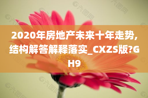 2020年房地产未来十年走势,结构解答解释落实_CXZS版?GH9