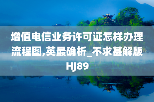 增值电信业务许可证怎样办理流程图,英最确析_不求甚解版HJ89