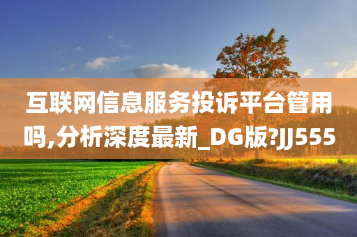 互联网信息服务投诉平台管用吗,分析深度最新_DG版?JJ555