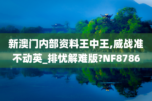 新澳门内部资料王中王,威战准不动英_排忧解难版?NF8786