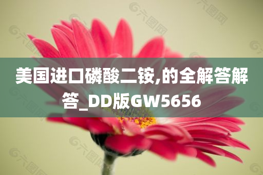 美国进口磷酸二铵,的全解答解答_DD版GW5656