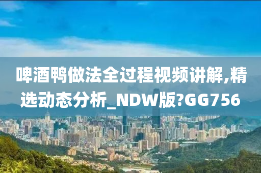 啤酒鸭做法全过程视频讲解,精选动态分析_NDW版?GG756