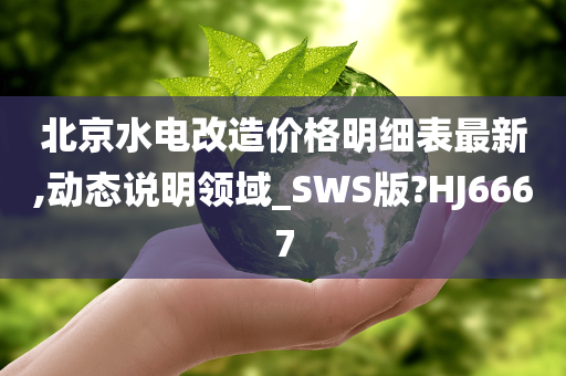 北京水电改造价格明细表最新,动态说明领域_SWS版?HJ6667