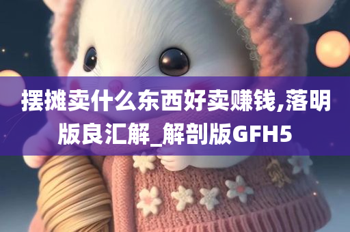 摆摊卖什么东西好卖赚钱,落明版良汇解_解剖版GFH5